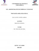 Psicología organizacional. Estrés laboral