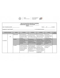 Formato para evaluar oratoria. Página 1