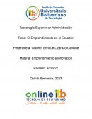 El Emprendimiento en el Ecuador