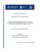 Estudio de mercado del negocio de las tortas