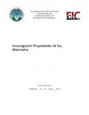 Investigación Propiedades de los Materiales