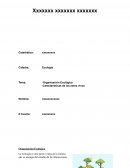 Organización Ecológica .Características de los seres vivos