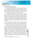 Origen de los partidos políticos