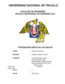 Propiedades índice de los suelos
