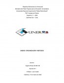 Organización y metodos