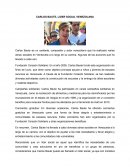 Carlos Baute, Lider social