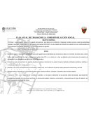 Plan anual de trabajo de la comisión de acción social