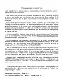 Programa dia de muertos