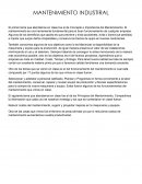Mantenimiento industiral