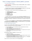 La imagen corporativa: relaciones públicas y protocolo