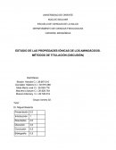 Estudio de las propiedades iónicas de los aminoácidos. métodos de titulación (discusión)