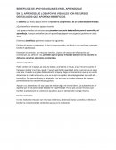 Beneficios de apoyos visuales en el aprendizaje