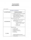 Titulos de credito. Derecho mercantil