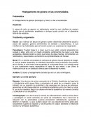 Hostigamiento de género en las universidades