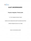 Modelos de planeación de instituciones educativas