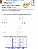 Alumnos: 6° grado Practico evaluativo de matematica