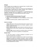 Apuntes de Biologia en el parcial 1