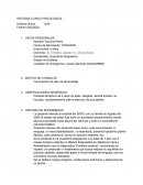 Historia clínica psicología educativa