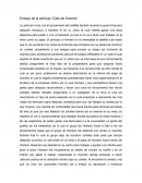 Ensayo de la película “Cielo de Octubre”