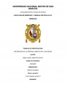 Naturaleza de la persona jurídica de la sociedad