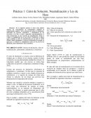 Práctica 1: Calor de Solución, Neutralización y Ley de Hess