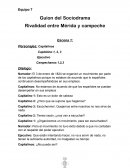 Guion del Sociodrama Rivalidad entre Mérida y campeche