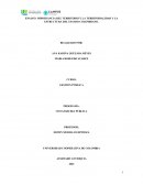 Importancia del territorio y la territorialidad y la estructura del estado colombiano