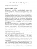 Actividad. Dirección Estratégica Corporativa