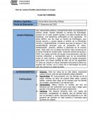 Plan de carrera (Plantilla desarrollada en clases)