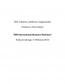 IBM describe valores, metas y organización