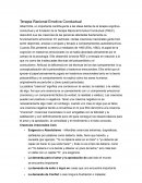 Terapia Racional Emotiva Conductual