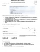 Evaluacion de fisica 3º s/r