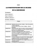 Podcast La participacion de la mujer en la sociedad