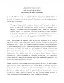 Arte, ludica y educación