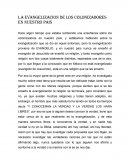 La evangelizacion de los colonizadores en nuestro pais