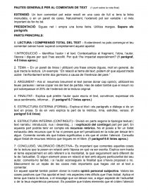Esquema comentari de text. Página 1