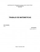 Trabajo de matemáticas