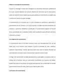 Propio concepto de conocimiento