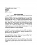 Informe pedagógico inicial