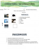Experimento Fisica . Conductores y no conductores