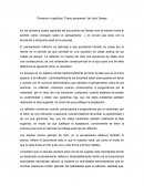 Los primeros 4 capitulos de John Dewey