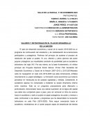 Valores y estrategias en el plan de desarrollo de la nación