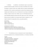 Matriz terepeutica. Antibióticos