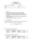 Laboratorio de Quimica - Propiedades Fisicas de la Materia