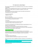 Pre-Operatoria odontológica