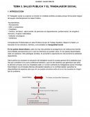 Salud publica y el trabajador social