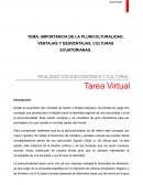 Importancia de la pluriculturalidad, ventajas y desventajas, culturas ecuatorianas