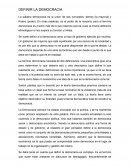 Definir la democracia