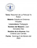 Resumen de La Película Yo Robot
