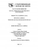 Demanda de pago de beneficio social